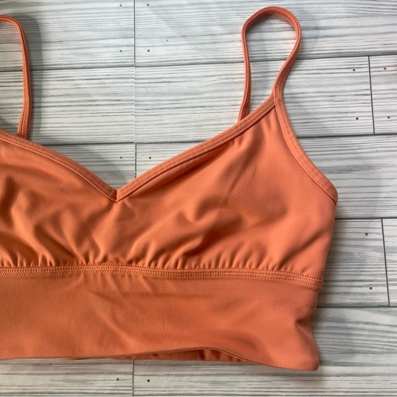 Lululemon Align Sweetheart Bra *Light Support, A/B Cup size 8 orange cream - Picture 2 of 7